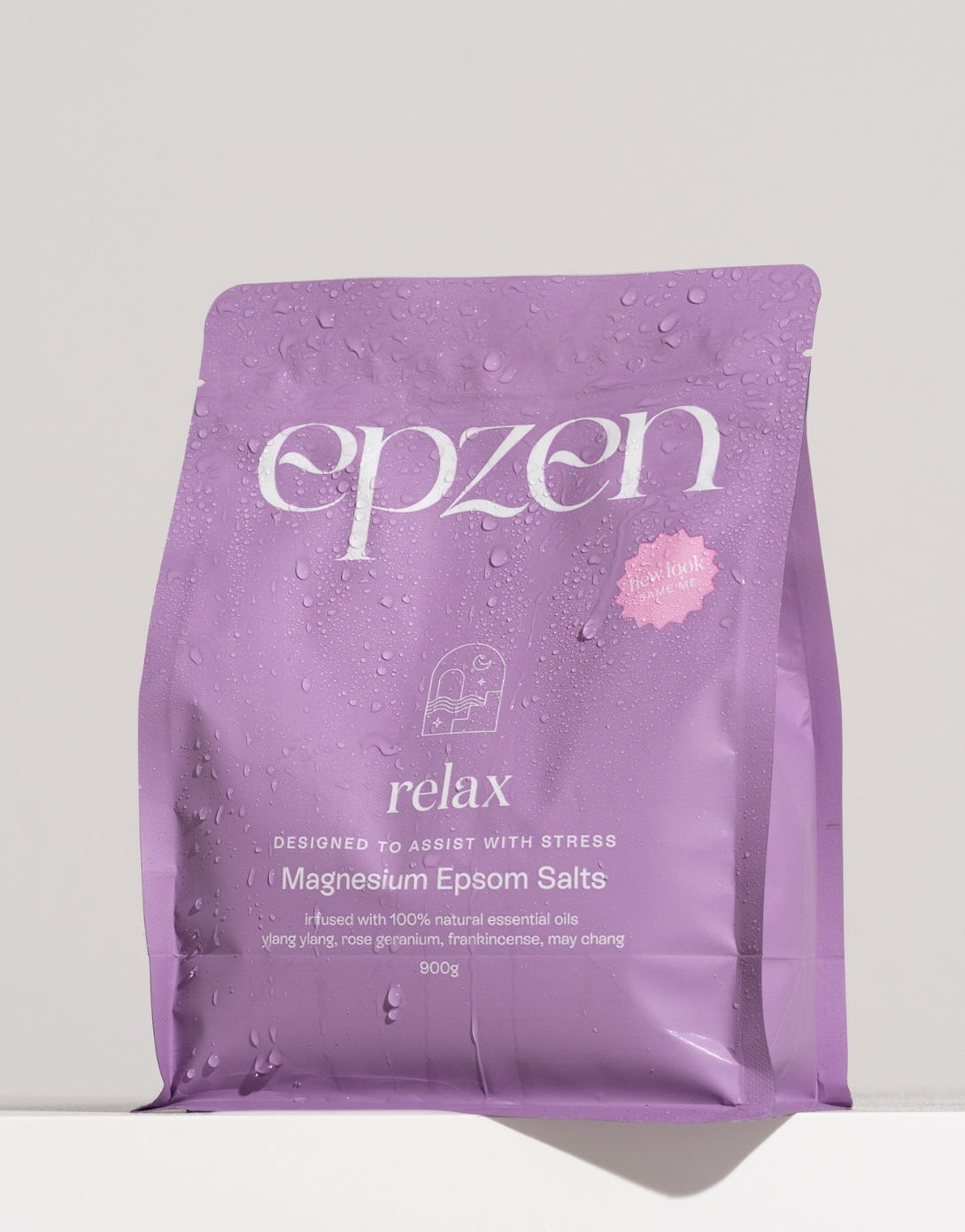 Epzen Magnesium Bath Crystals Relax 900g — official EPZEN styled product image