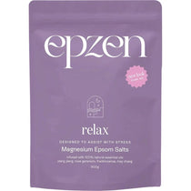Epzen Snack Foods Epzen Magnesium Bath Crystals Relax 900g