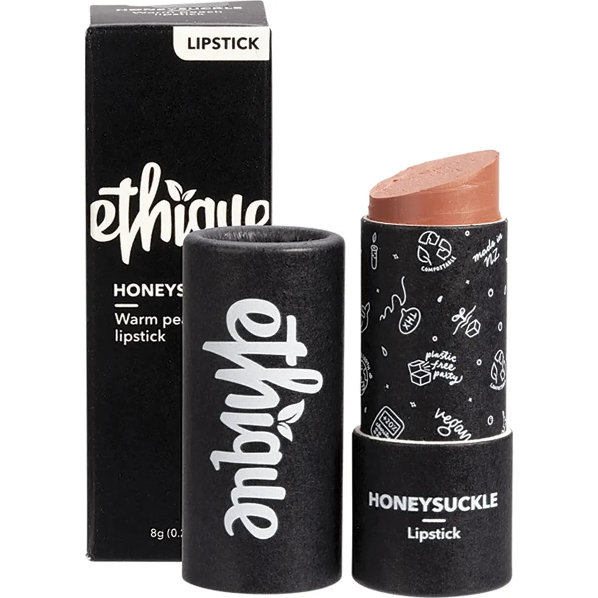 Ethique Bath & Body Ethique Lipstick Honeysuckle Warm Peach 8g