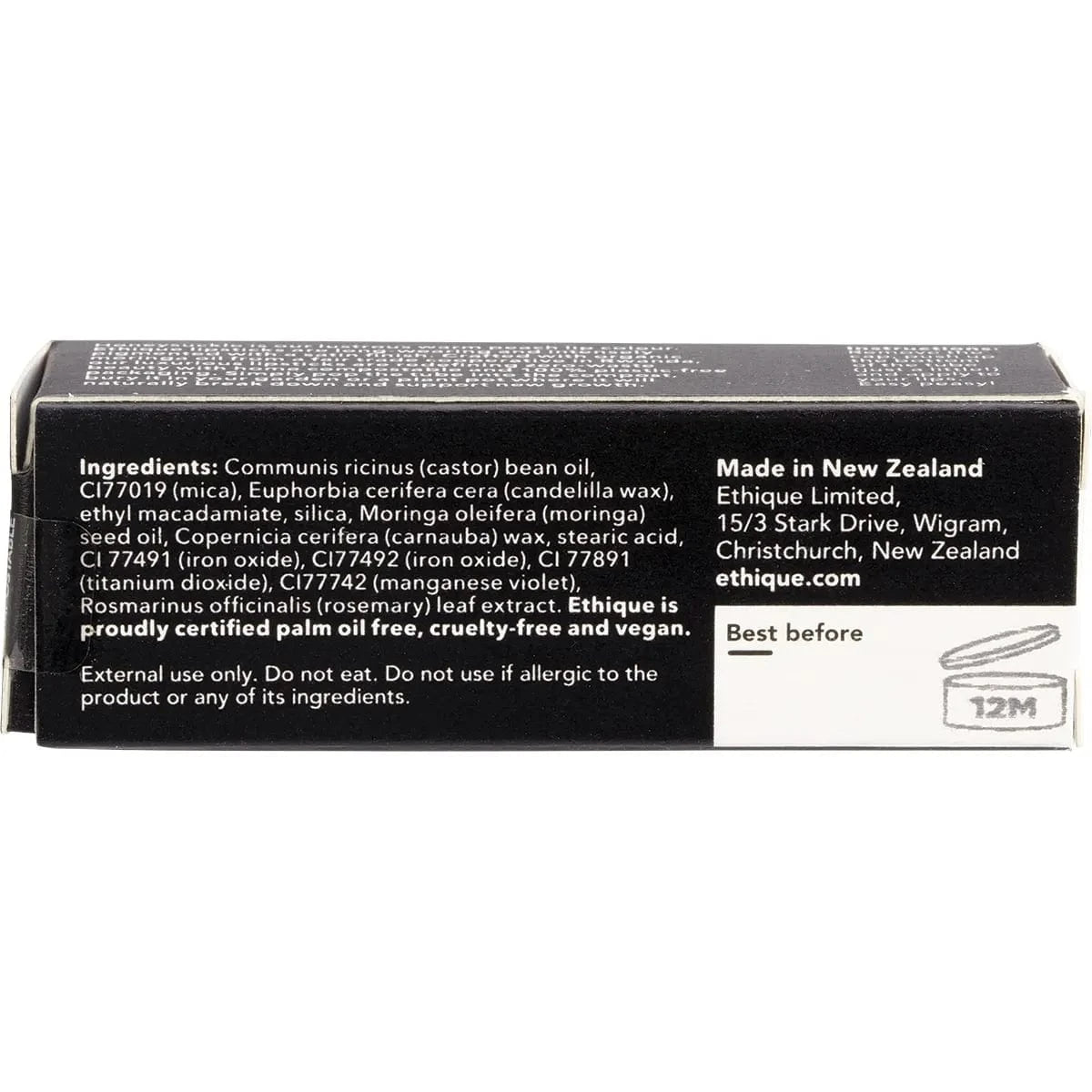 Ethique Bath & Body Ethique Lipstick Honeysuckle Warm Peach 8g