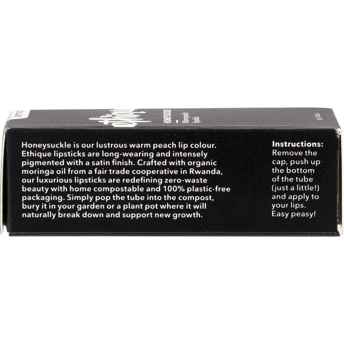 Ethique Bath & Body Ethique Lipstick Honeysuckle Warm Peach 8g