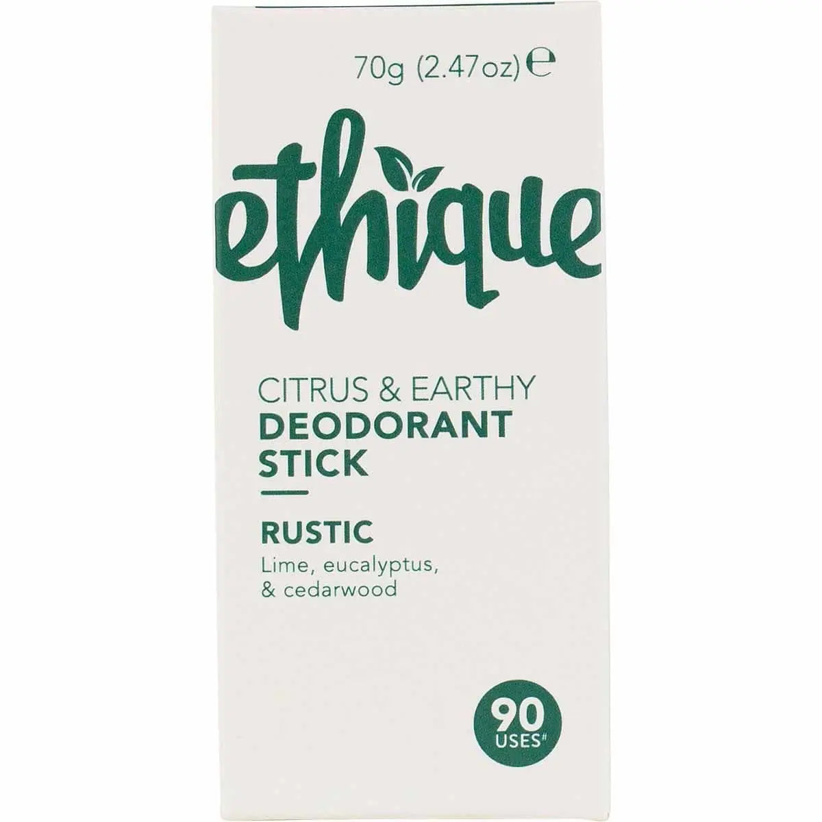 Ethique Deodorant Stick Ethique Botanica Solid Deodorant Stick - Rustic Lime & Eucalyptus Deodorant Stick (70g)