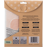 Ever Eco Eco Sponge Cloths Salty Sunrise back image