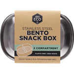 Ever Eco Home & Garden 2 COMPARTMENT Ever Eco Stainless Steel Bento Snack Box