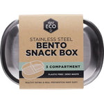 Ever Eco Home & Garden 3 COMPARTMENT Ever Eco Stainless Steel Bento Snack Box