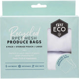 Ever Eco Home & Garden 8pk Ever Eco Reusable Produce Bags Recycled Polyester Mesh