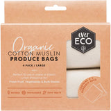 Ever Eco Home & Garden Ever Eco Reusable Produce Bags Organic Cotton Muslin