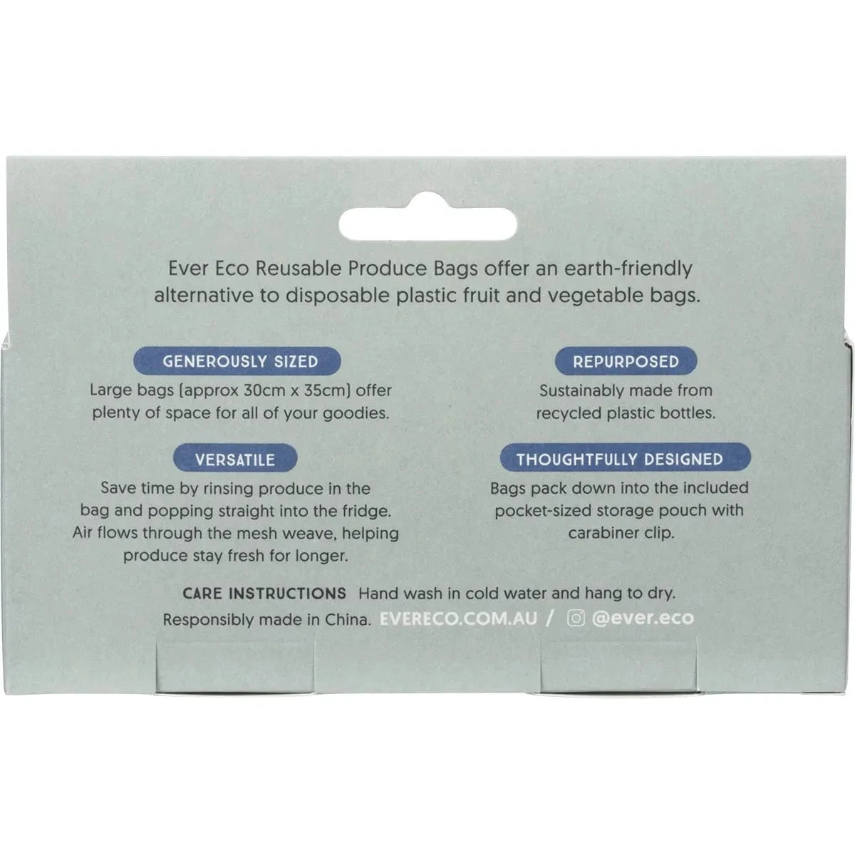 Ever Eco Home & Garden Ever Eco Reusable Produce Bags Recycled Polyester Mesh