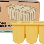 Ever Eco Home & Garden Ever Eco Silicone Popsicle Moulds Tray of 12
