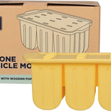 Ever Eco Home & Garden Ever Eco Silicone Popsicle Moulds Tray of 12