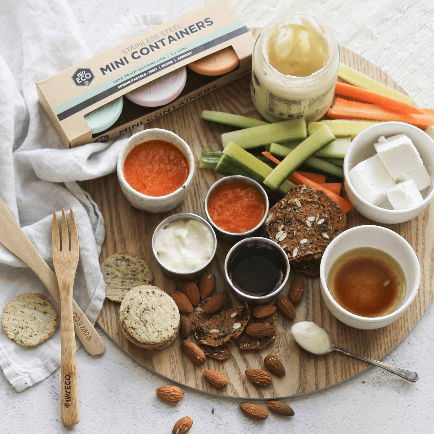 Ever Eco Home & Garden Ever Eco Stainless Steel Containers - Leak Resistant 3 Packs