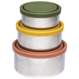 Ever Eco Home & Garden Ever Eco Stainless Steel Round Nesting Containers Leak Resistant 3pk