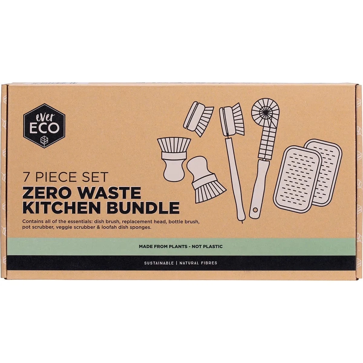Ever Eco Home & Garden Ever Eco Zero Waste Kitchen Bundle 7 Piece Set