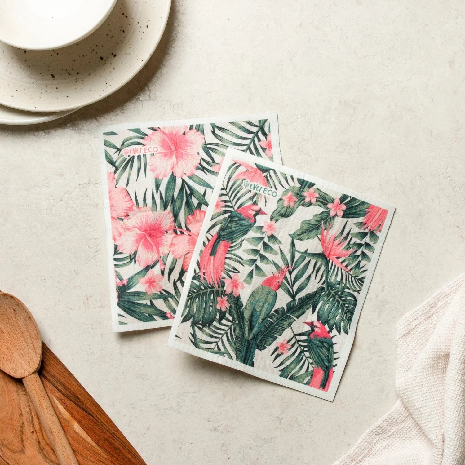 Ever Eco Home & Garden Hawaiian Hibiscus Ever Eco Eco Sponge Cloths