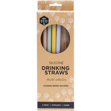 Ever Eco Home & Garden Pastel Straight Ever Eco Silicone Straws - Bent Collection 4 Pack