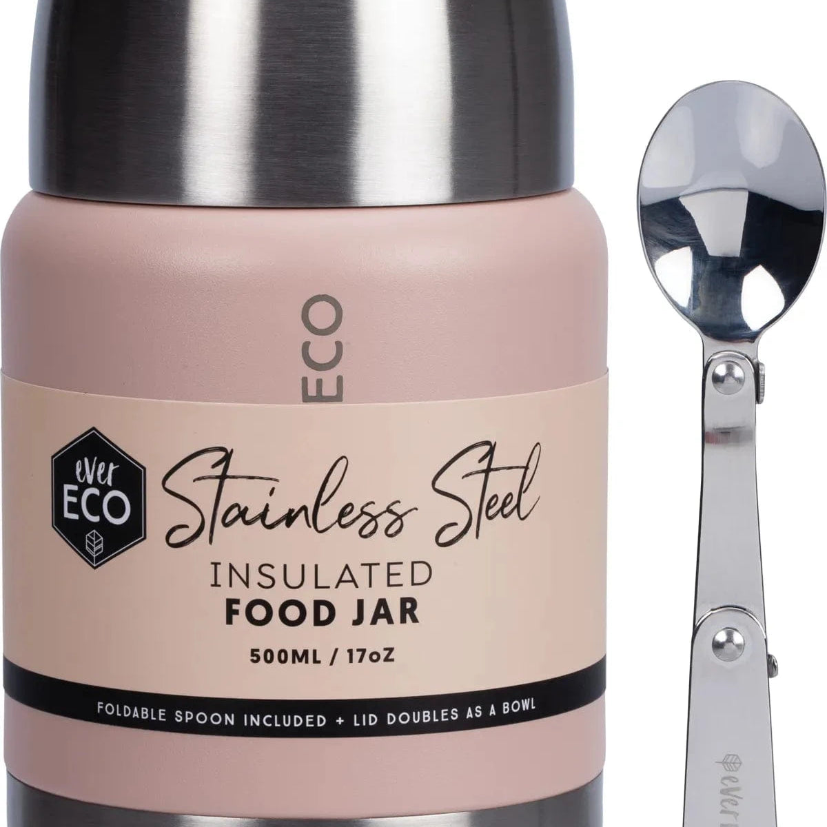 Ever Eco Home & Garden Rose 500ml Ever Eco Insulated Food Jar