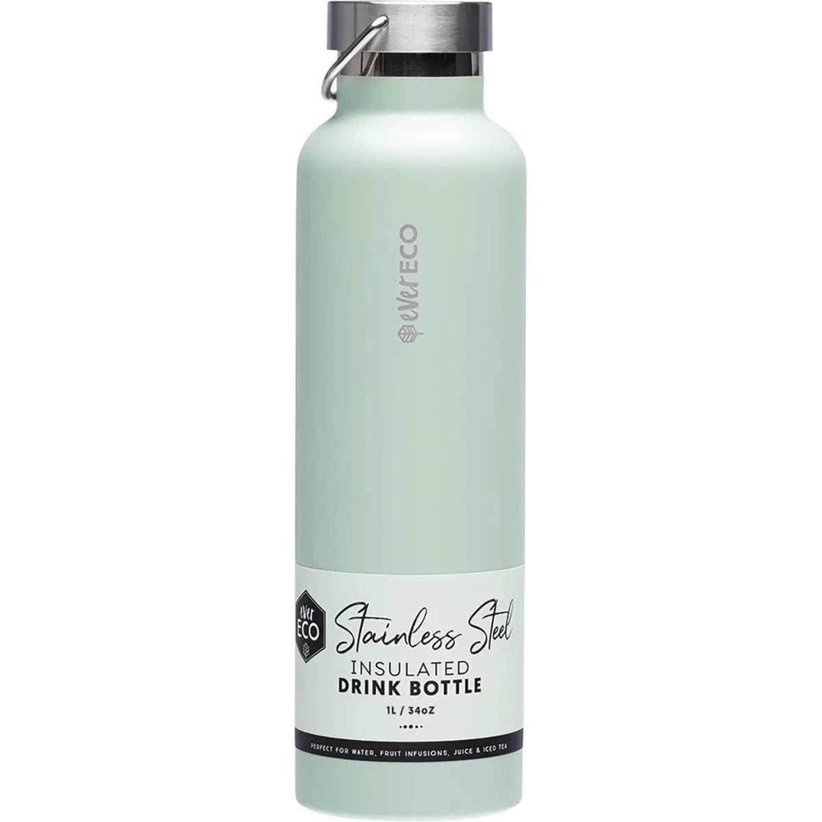 Ever Eco Home & Garden Sage Ever Eco Insulated Stainless Steel Bottle 1L