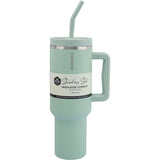 Ever Eco Home & Garden Sage Ever Eco Insulated Tumbler w/ Handle & Straw 1.18L