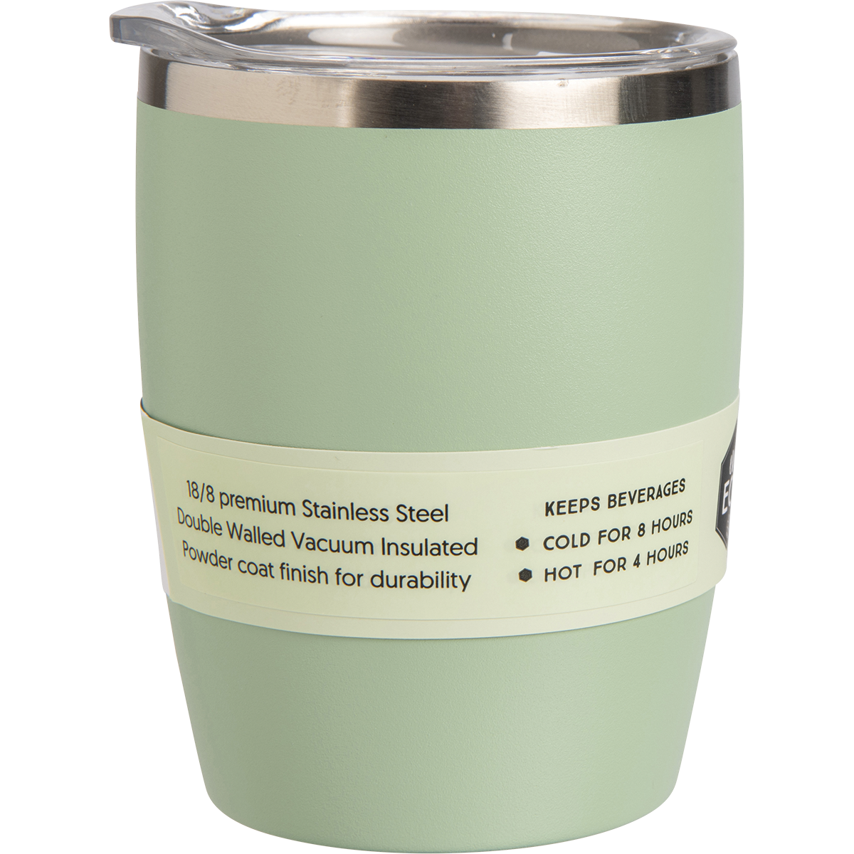 Ever Eco Insulated Coffee Cup Sage left-side image