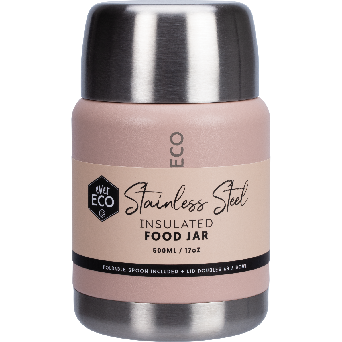 Ever Eco Insulated Food Jar Rose 500ml product image