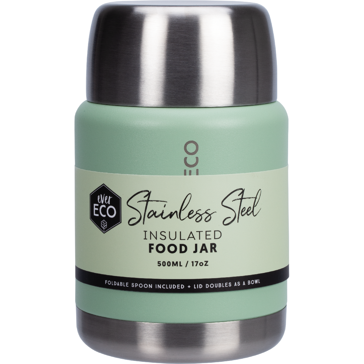 Ever Eco Insulated Food Jar Sage 500ml product image