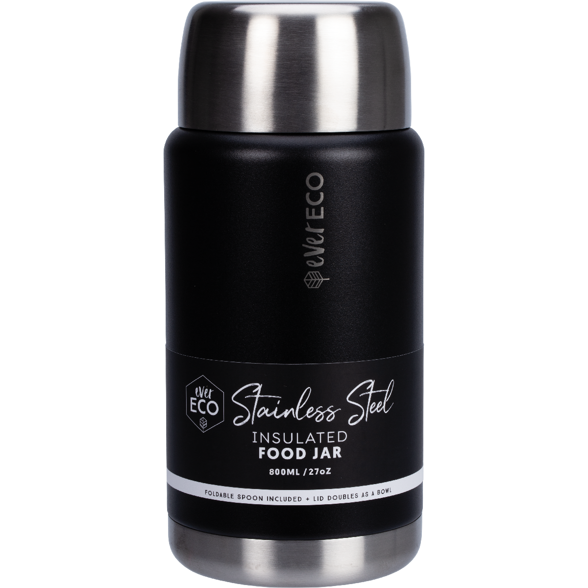 Ever Eco Insulated Food Jar Onyx 800ml product image