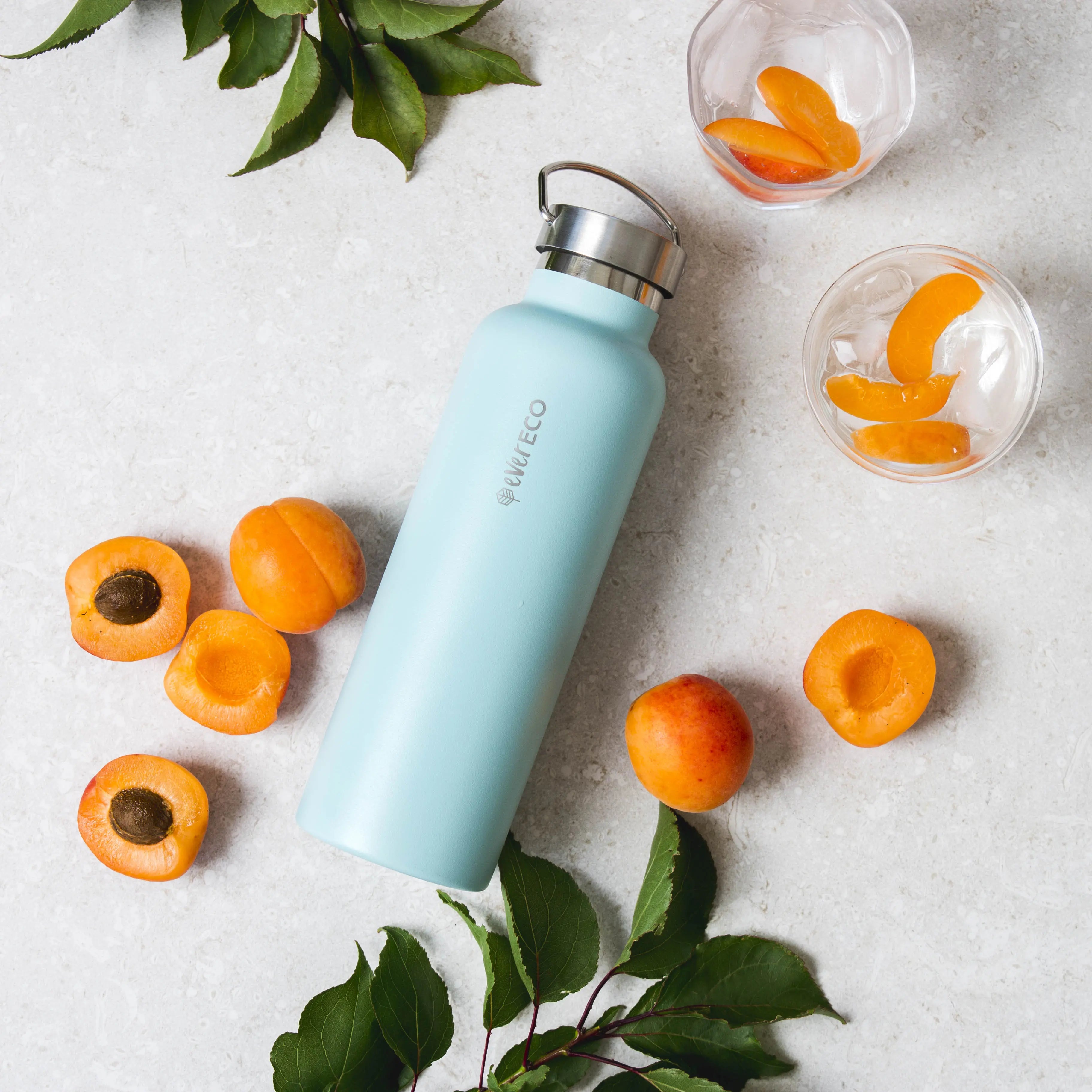 Ever Eco Insulated Stainless Steel Bottle Positano Blue 750ml
