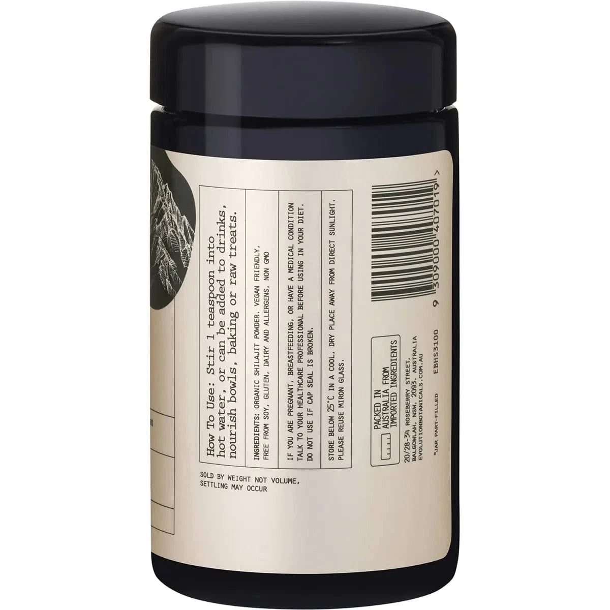 Evolution Botanicals Functional Foods Evolution Botanicals Himalayan Shilajit 80 Trace Mineral Complex
