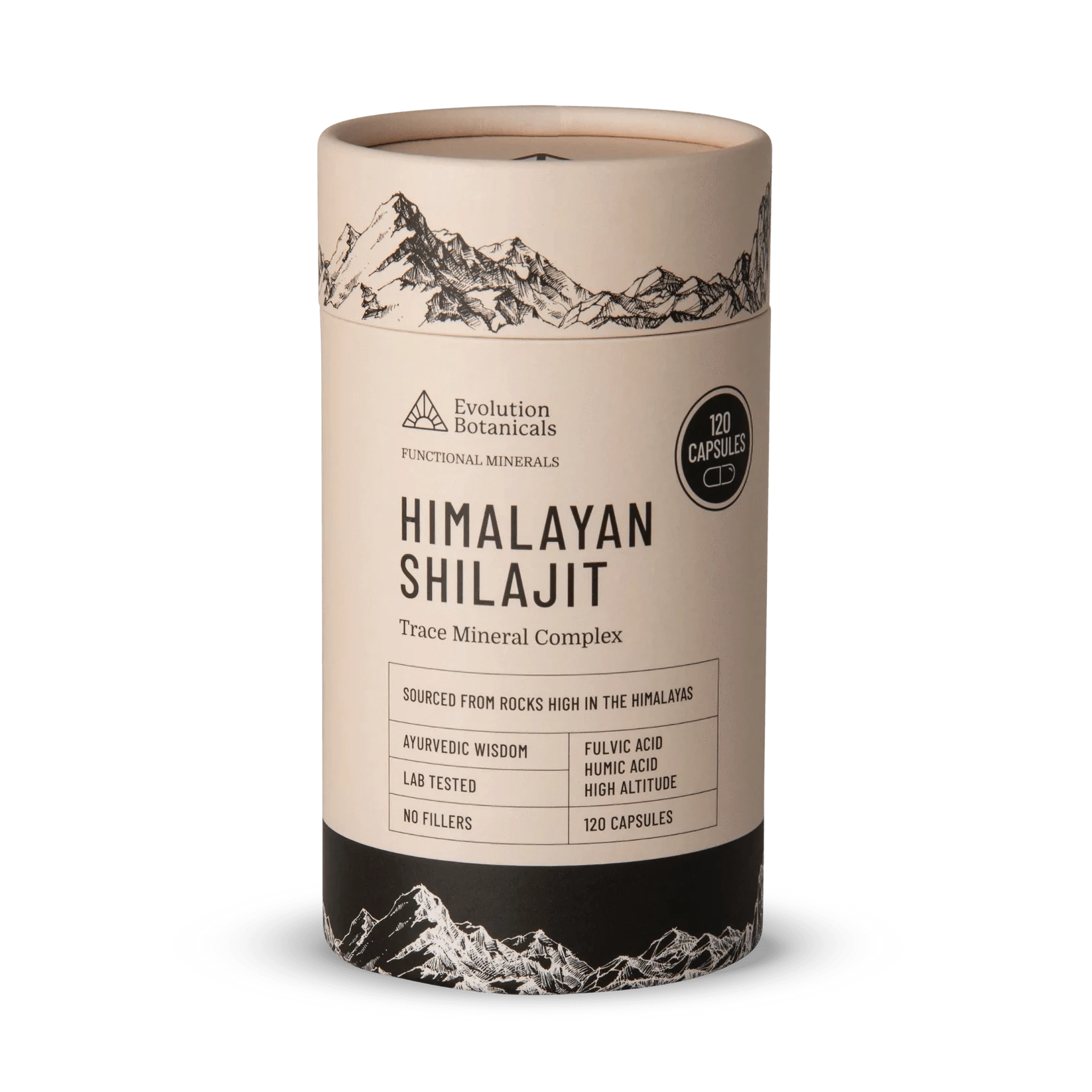 Evolution Botanicals Functional Foods Evolution Botanicals Himalayan Shilajit Trace Mineral Complex 120 Caps