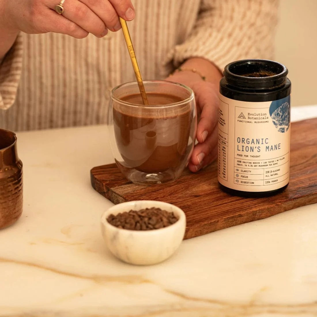 Evolution Botanicals Functional Foods Evolution Botanicals Organic Lion's Mane Food For Thought 100g