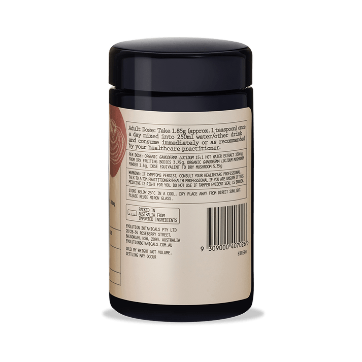 Evolution Botanicals Functional Foods Evolution Botanicals Reishi Extract Spiritual Potency - Organic 15:1 90g