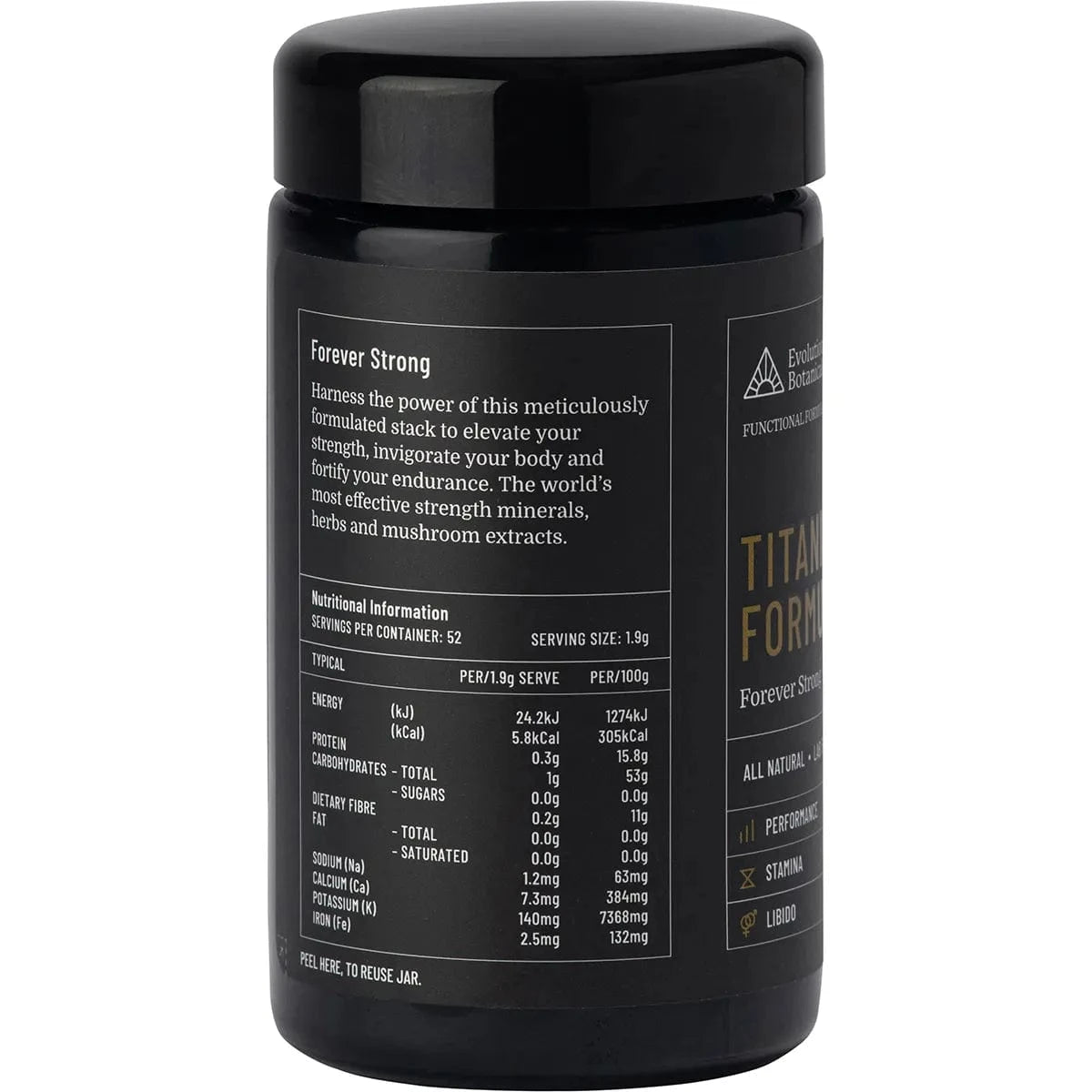 Evolution Botanicals Functional Foods Evolution Botanicals Titanium Formula Forever Strong