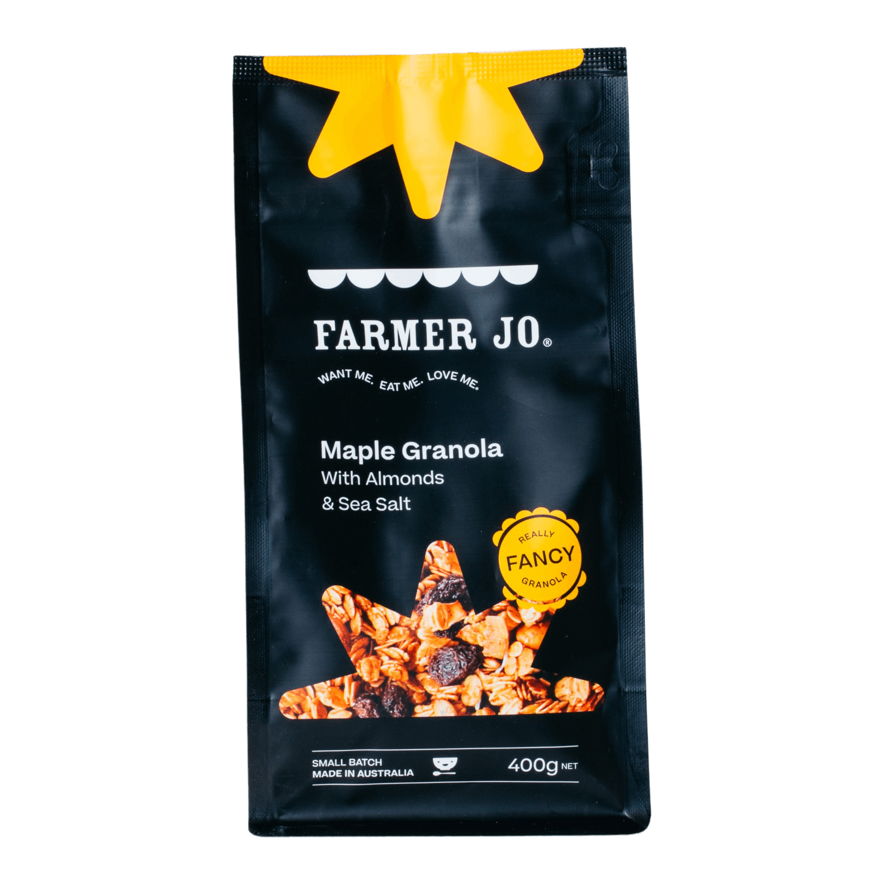 (CLEARANCE!) Farmer Jo Maple Granola With Almonds & Sea Salt 400g