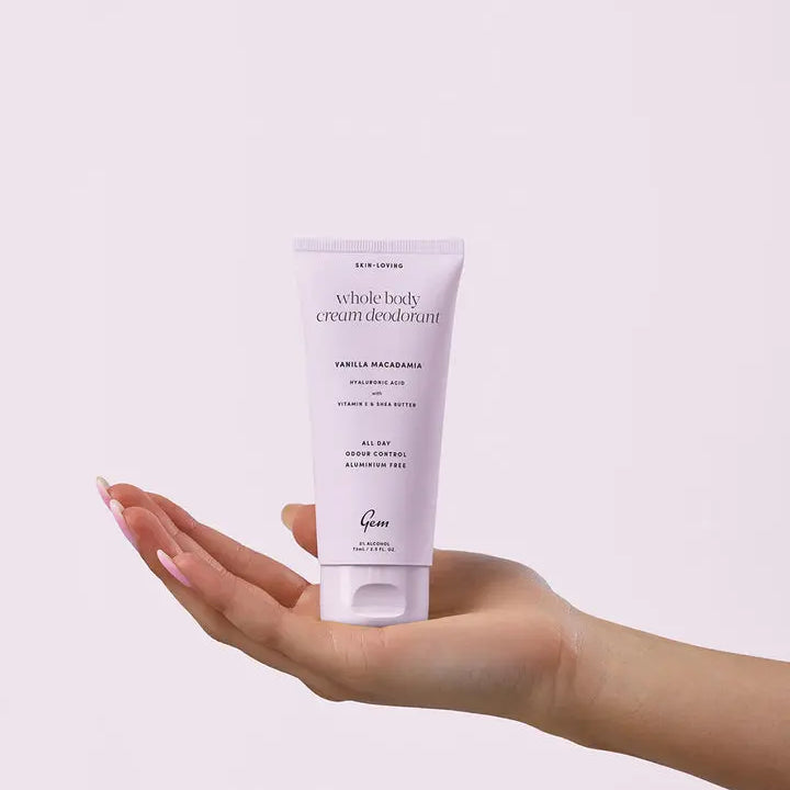 Gem Whole Body Cream Deodorant Vanilla Macadamia 73ml