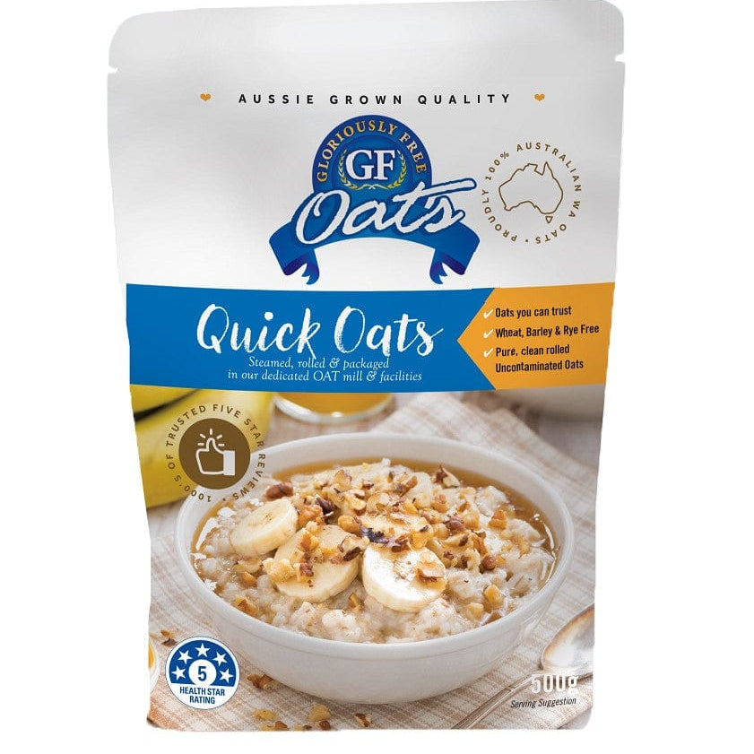 Gloriously Free Oats, Grits & Hot Cereal 500g Gloriously Free GF Rolled Quick Oats