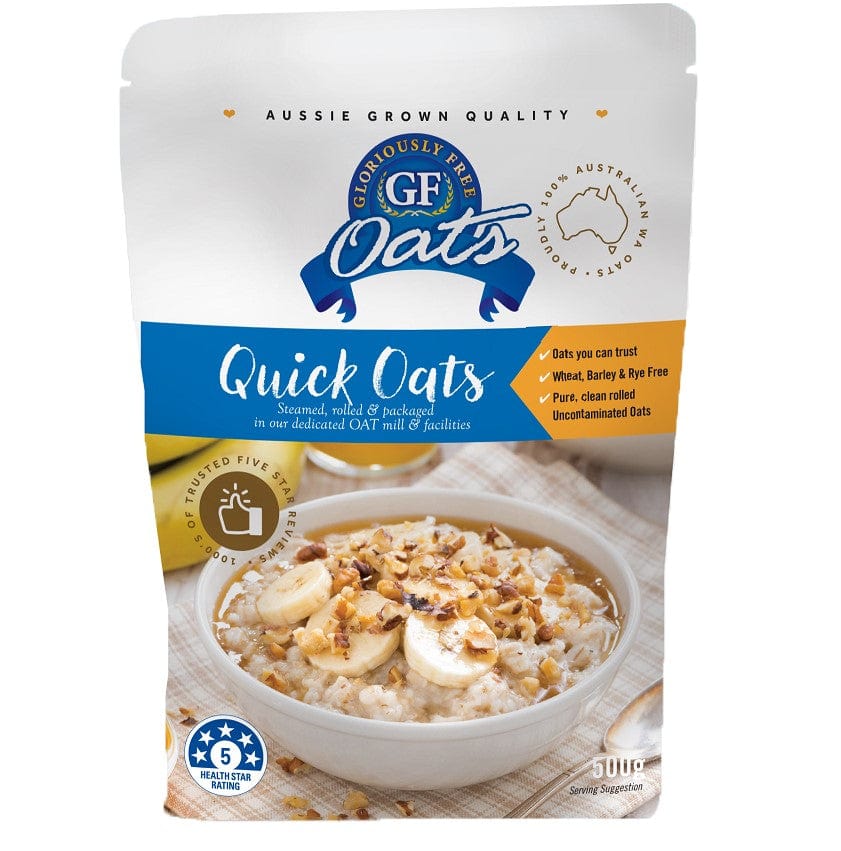 Gloriously Free Oats, Grits & Hot Cereal 500g Gloriously Free GF Rolled Quick Oats