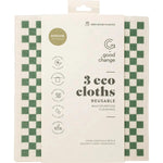 Good Change Store Household Cleaning Products Good Change Store Eco Cloth Medium 3pk