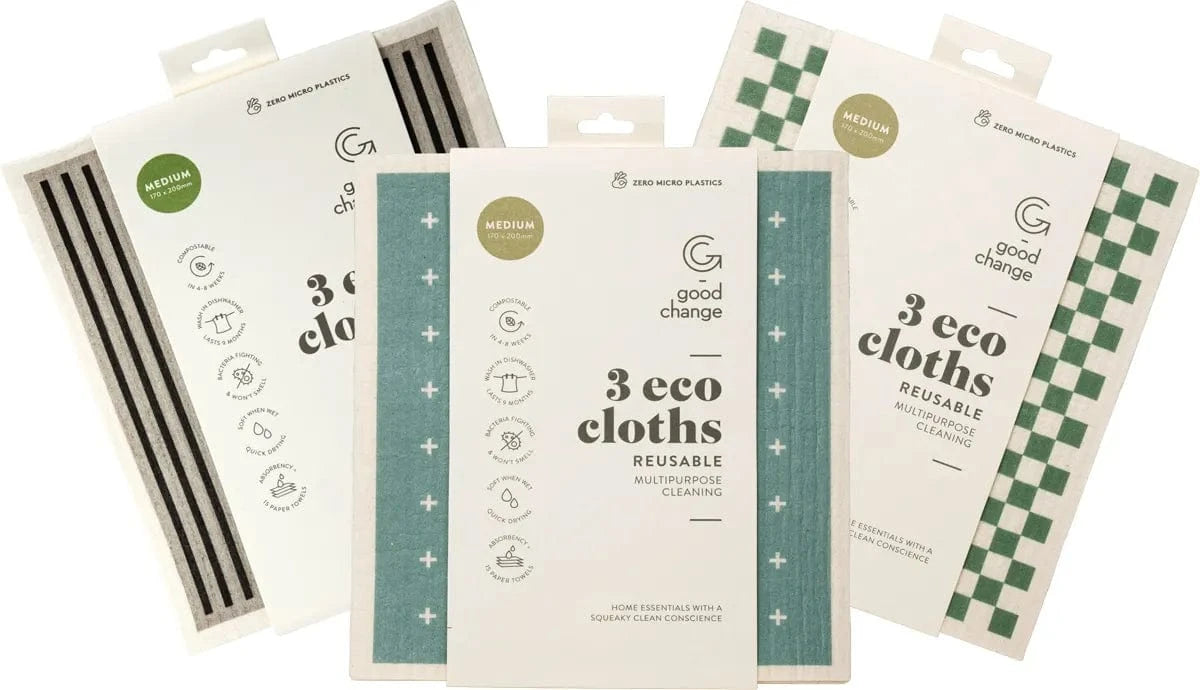 Good Change Store Household Cleaning Products Good Change Store Eco Cloth Medium 3pk