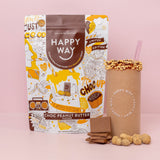Happy Way Choc Peanut Butter Whey Protein Powder 500g lifestyle product image
