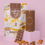 Happy Way Choc Peanut Butter Vegan Protein Powder 500g lifestyle image