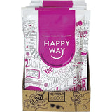 Happy Way Protein Powder 6 x 60g Happy Way Whey Protein Powder Berry
