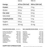 Happy Way Protein Powder Happy Way Ashy Bines Vegan Protein Water Passionfruit 420g