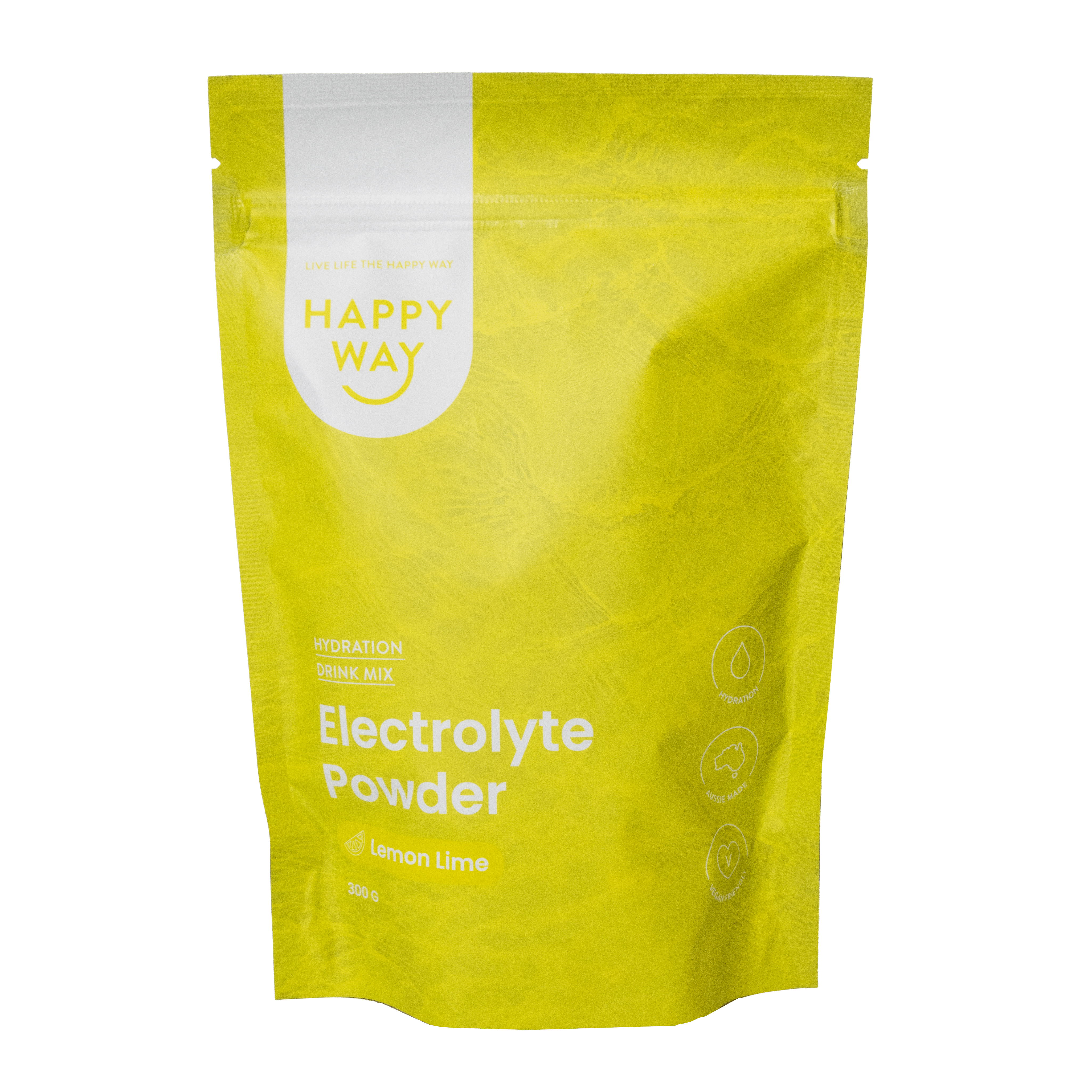 Happy Way Protein Powder Happy Way Electrolyte Powder Lemon Lime 300g