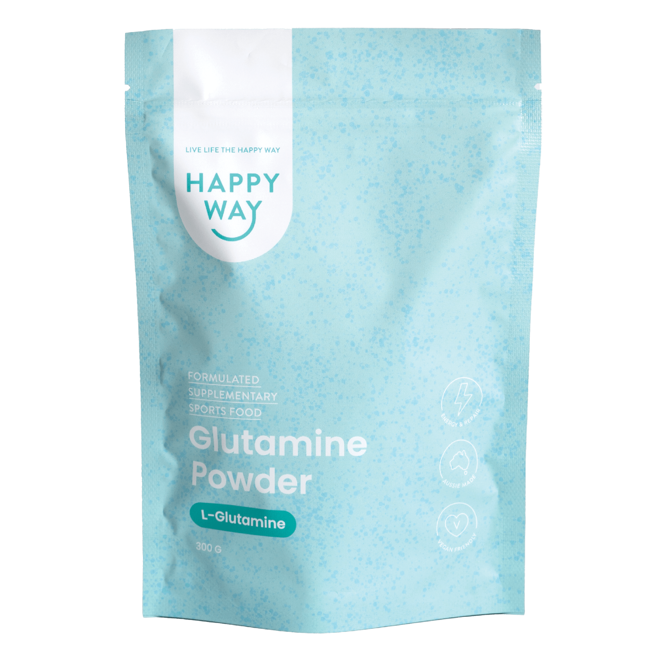 Happy Way Protein Powder Happy Way Glutamine Powder L-Glutamine 300g
