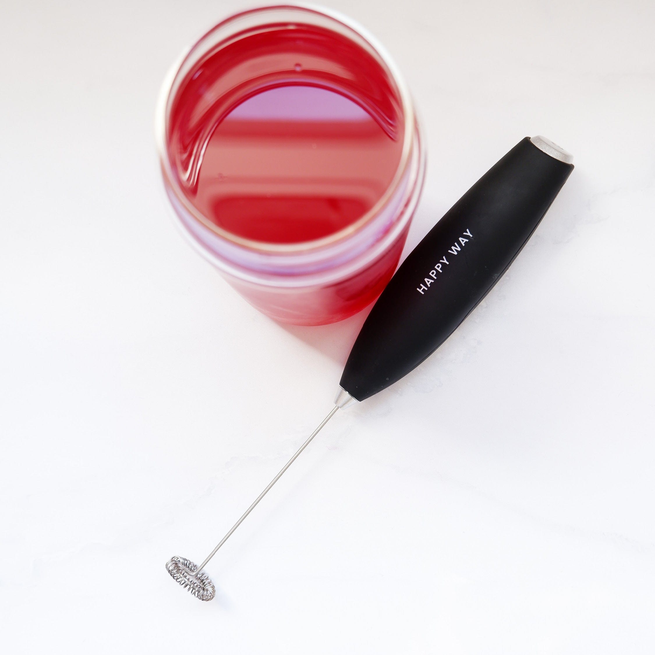 Happy Way Protein Powder Happy Way Hand Blender Black with Stand