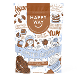 Happy Way Protein Powder Happy Way Vegan Protein Powder Cookies & Cream 500g