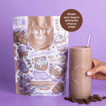 Happy Way Protein Powder Happy Way Vegan Protein Powder Double Choc Chip 500g