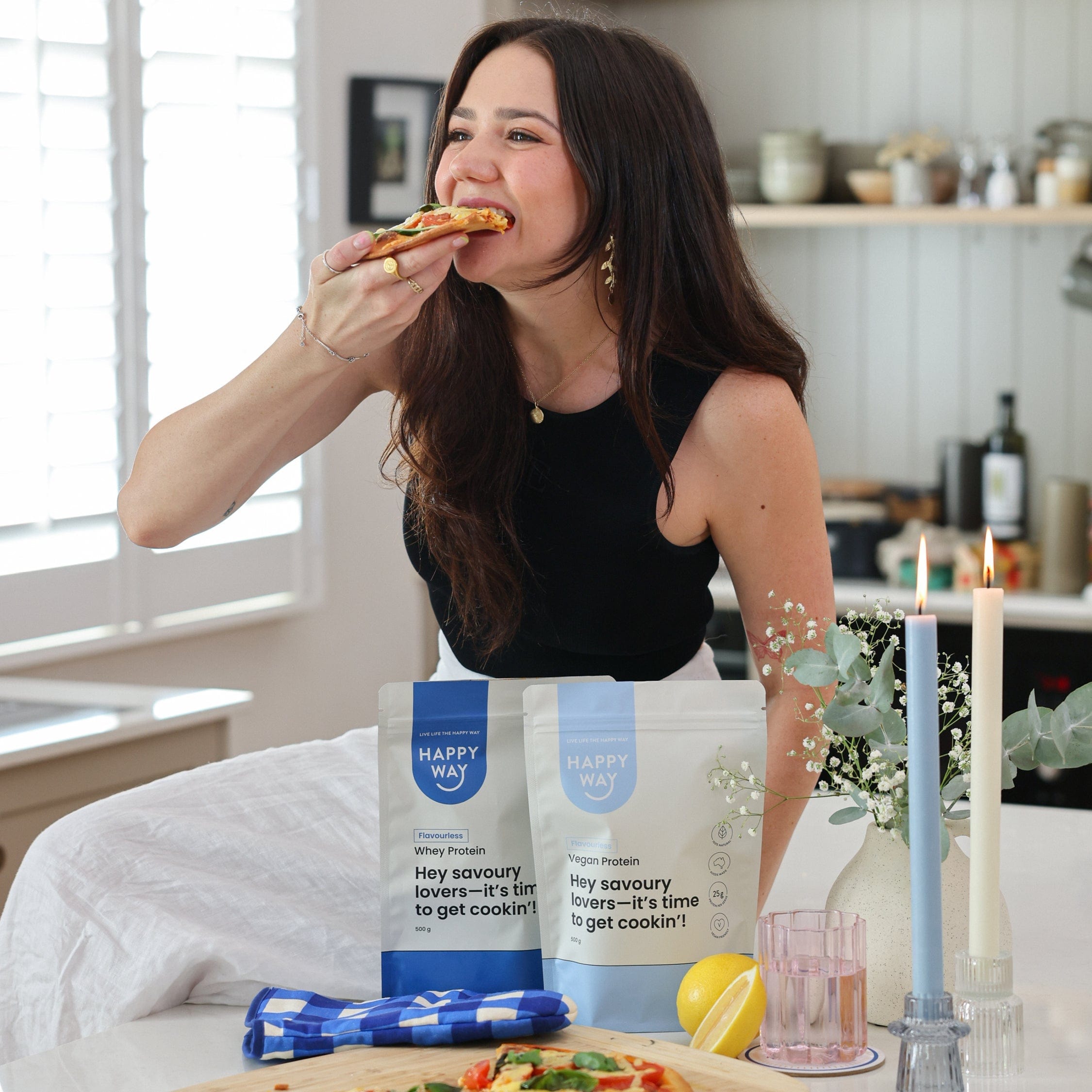 Happy Way Protein Powder Happy Way VEGAN Protein Powder Flavourless 500g