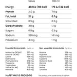 Happy Way Protein Powder Happy Way Vegan Protein Powder Salted Caramel 500g