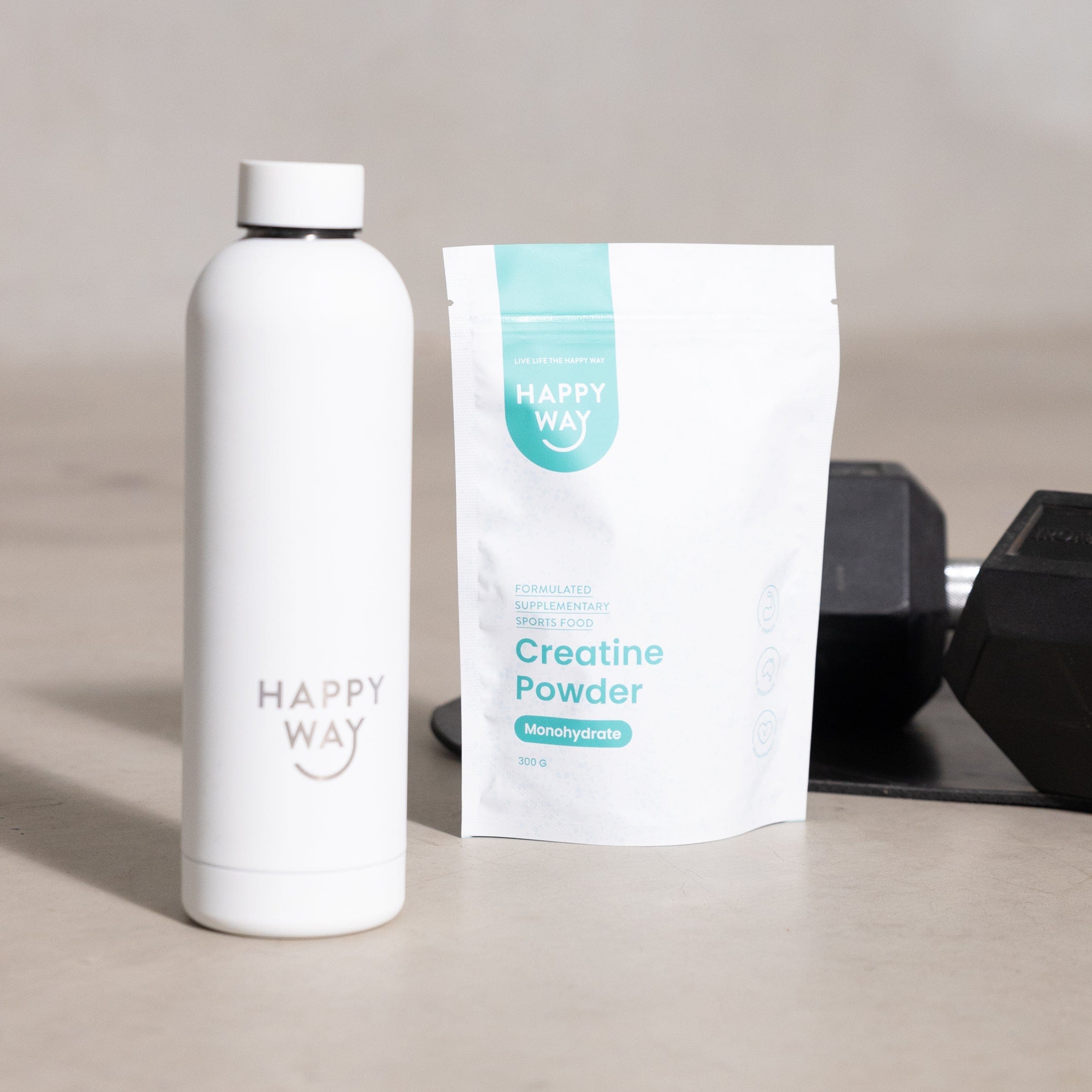 Happy Way Supplements Happy Way Creatine Powder Monohydrate 300g